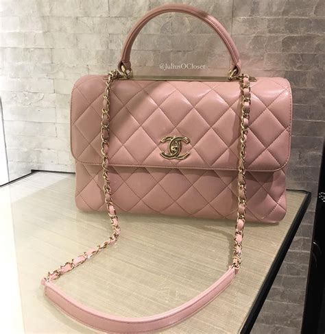 pink top handle chanel bag|Chanel mini flap bag pink.